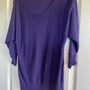 Anne Taylor for Loft purple sweater. Size XL.